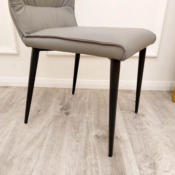 Furnish 365 Flora Leather Dining Chair Color Options Available - Image 3