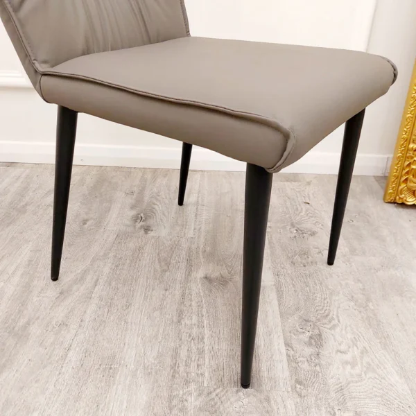 Furnish 365 Flora Leather Dining Chair Color Options Available - Image 4
