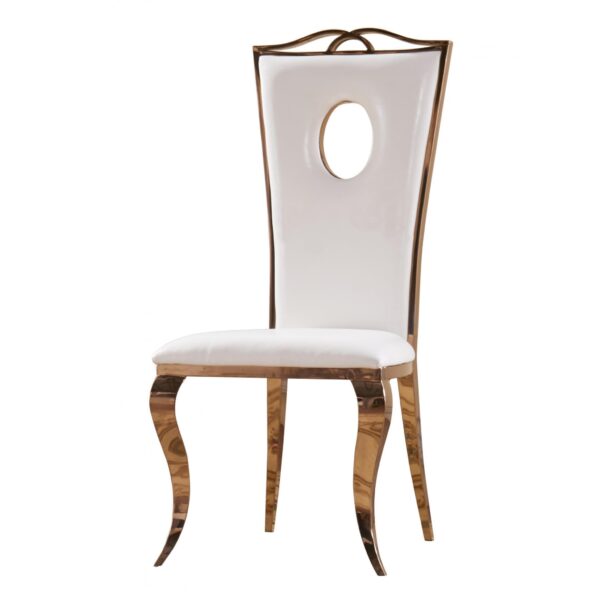 Pescara Marble Dining Table And 6 Pescara Chair Set - Image 2