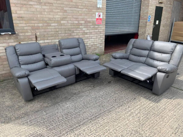 Roma Leather Recliner 2Seater & 3Seater - Image 4