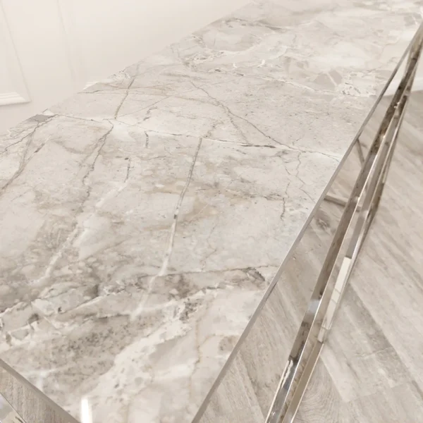 Stella Chrome Console Table - Image 3