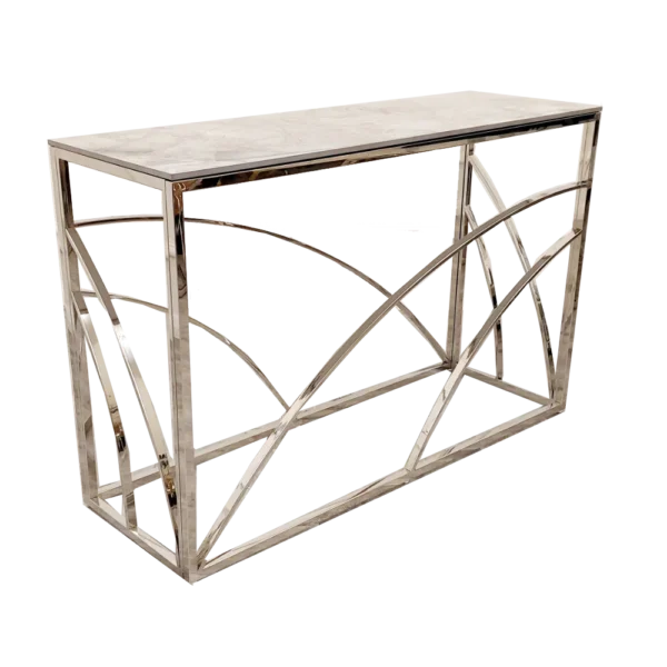 Stella Chrome Console Table - Image 4