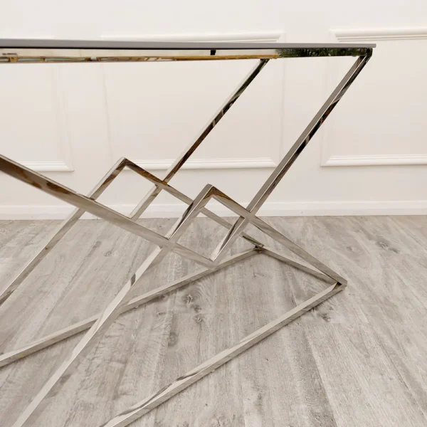 Vesta Chrome Console Table - Image 2