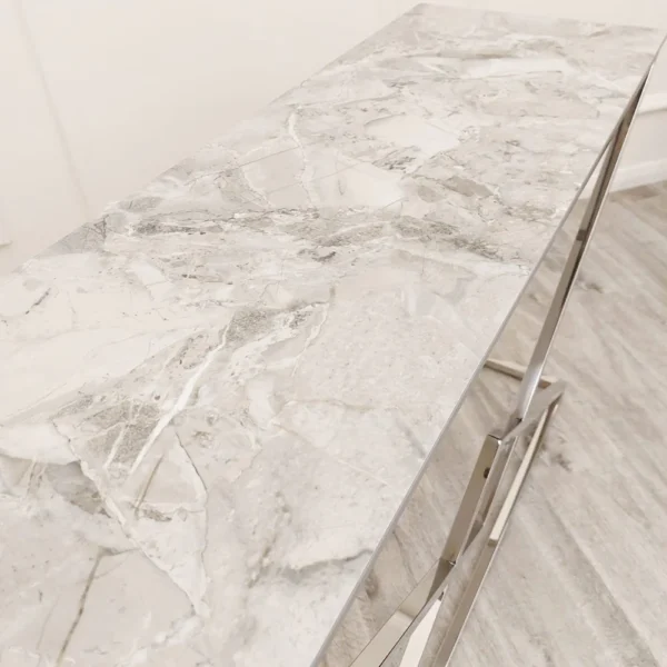 Vesta Chrome Console Table - Image 3