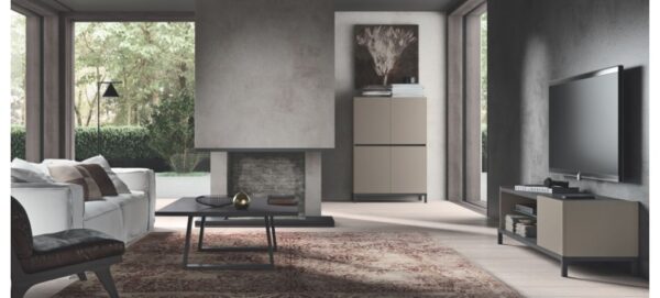 Status Kali Day Taupe Italian Coffee Table - D 85cm