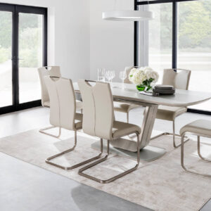 Vida Living Lazzaro Matt Extending Dining Table
