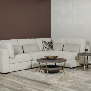 Tabitha Coffee Table Round Grey