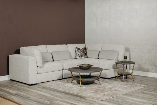 Tabitha Coffee Table Round Grey