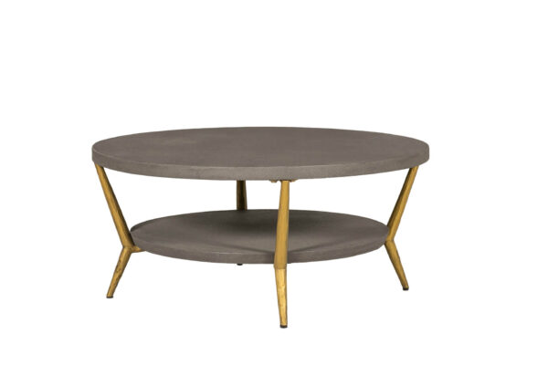 Tabitha Coffee Table Round Grey - Image 2
