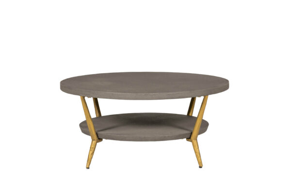 Tabitha Coffee Table Round Grey - Image 3