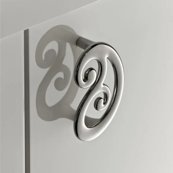 Roma White Italian Glamour Large Buffet Sideboard - Image 3