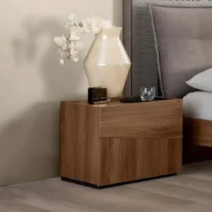Modum Storm Italian Wooden 2 Drawer Bedside Cabinet