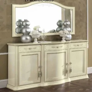 Torriani Ivory Italian Large Buffet Sideboard