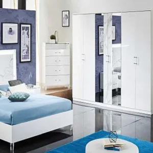 Cristal White Marble Bedroom