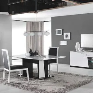 Elsa Black-White dining