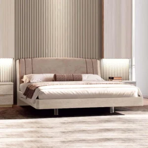 Denali Sand Birch Scarlet Italian Trendy Bed