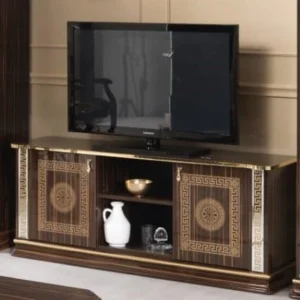 Venus Walnut Italian 153cm Plasma TV Unit
