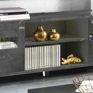 Vittoria Grey Italian 160cm TV Unit