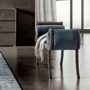 Maia Silver Birch Italian Curve Roll Bench