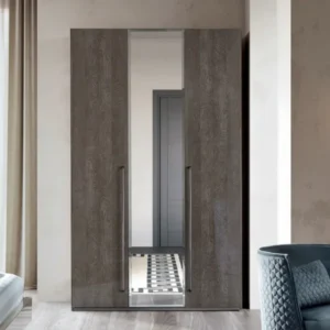 Maia Silver Birch Italian Wardrobe