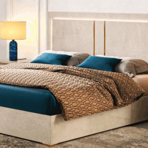 Ben Company Luna Cream&Gold Italian Bed