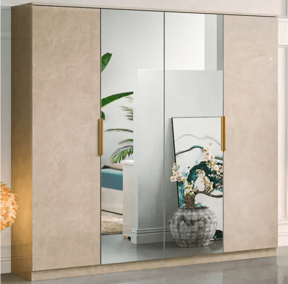 Ben Company Luna Cream Italian Bedroom Group - Image 5