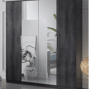 Ben Company Luna Dark Grey Italian Wardrobe