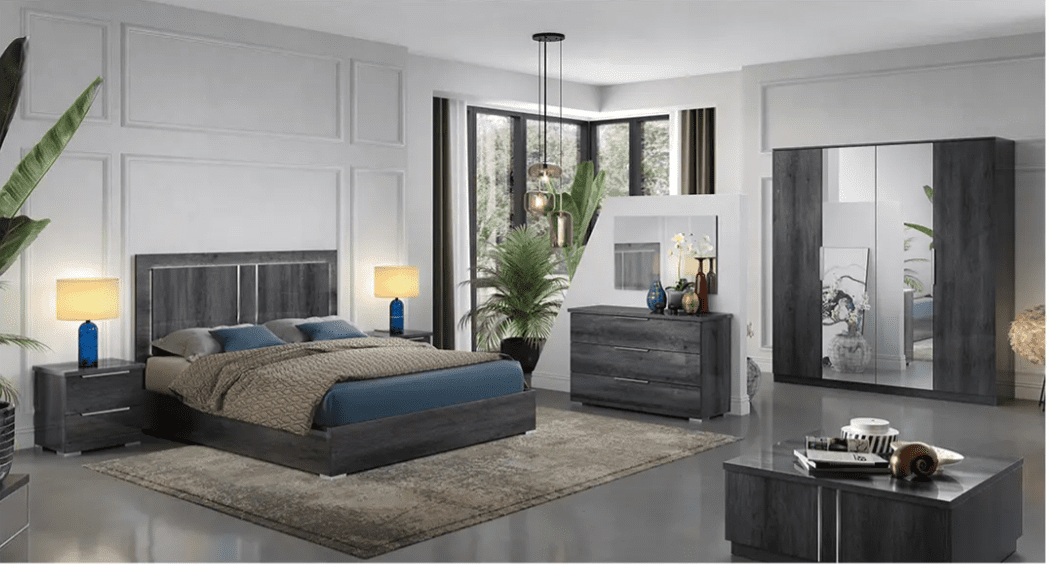 Ben Company Luna Dark Grey Italian Bed - Image 2