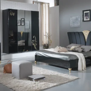 Sofia Black&Gold Bedroom